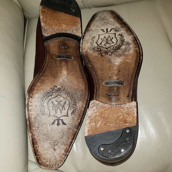 Gorgeous burgundy men\'s shoes made by Mezlan. main image 5